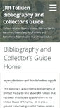 Mobile Screenshot of jrrtolkienbibliography.com